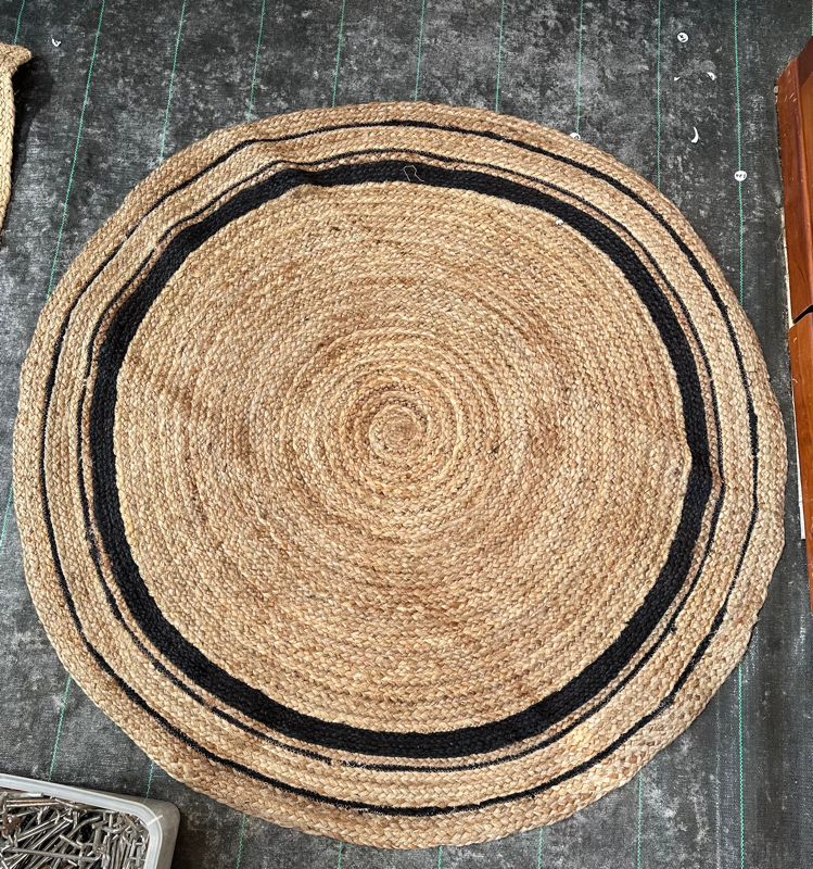 Big round rug Canberra Nursery & Garden Centre